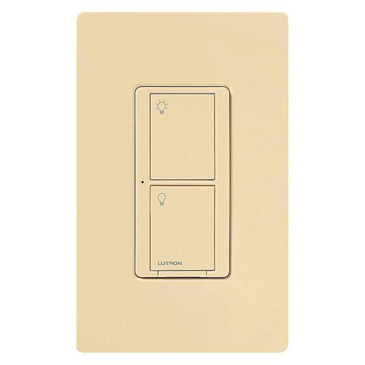 Lutron Caseta Wireless PRO 5A In-Wall, Dual Voltage, No Neutral Switch, Ivory (PD-5WS-DV-IV)