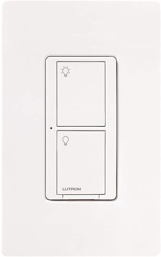 Lutron Caseta Wireless PRO 5A In-Wall, Dual Voltage, No Neutral Switch, White (PD-5WS-DV-WH)