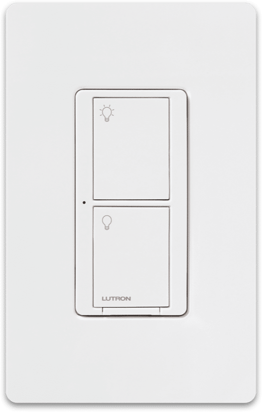 Lutron Caseta Wireless 6A In-Wall Switch, White (PD-6ANS-WH)