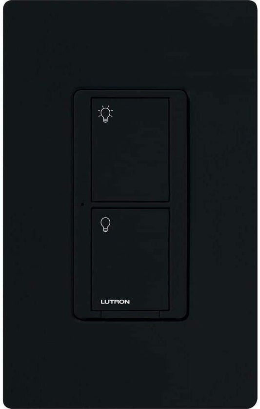 Lutron Caseta Wireless 6A In-Wall Switch, Black (PD-6ANS-BL)