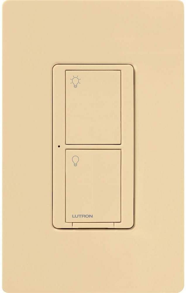 Lutron Caseta Wireless 6A In-Wall Switch, Ivory (PD-6ANS-IV)