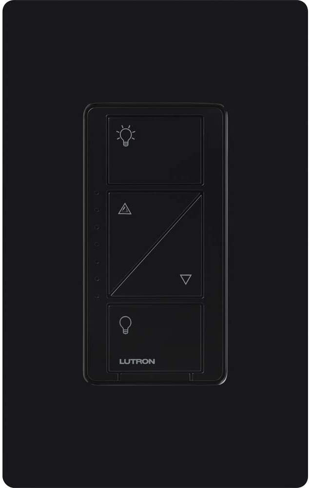 Lutron Caseta Wireless In-Wall Dimmer, Black (PD-6WCL-BL-C)