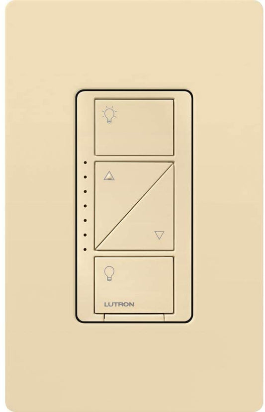 Lutron Caseta Wireless In-Wall Dimmer, Ivory (PD-6WCL-IV-C)