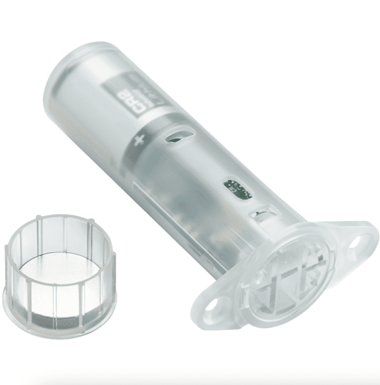 Contact de porte/fenêtre encastré sans fil DSC PowerG, translucide (PG9307TR)