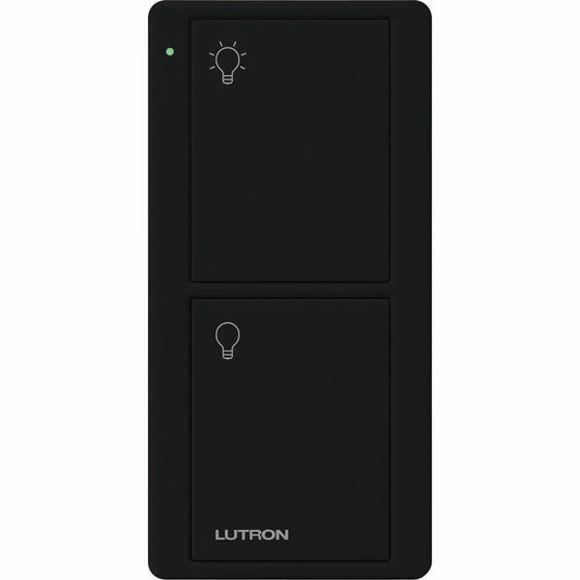 Lutron Pico Remote with LED, Black (PJ2-2B-GBL-L01)