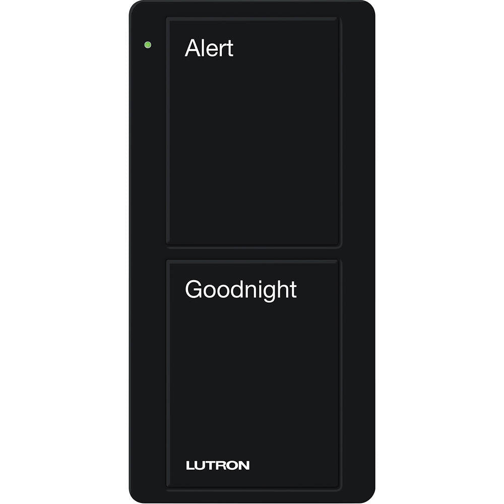 Lutron Pico Remote 2 Button Bedside Scene, Black (PJ2-2B-GBL-P02)
