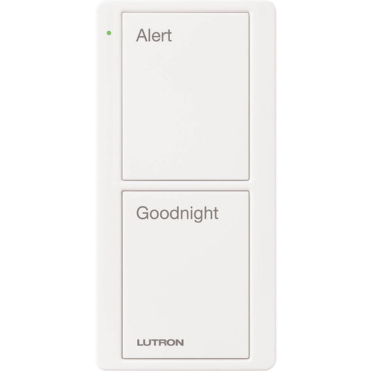 Lutron Pico Remote 2 Button Bedside Scene, White (PJ2-2B-GWH-P02)