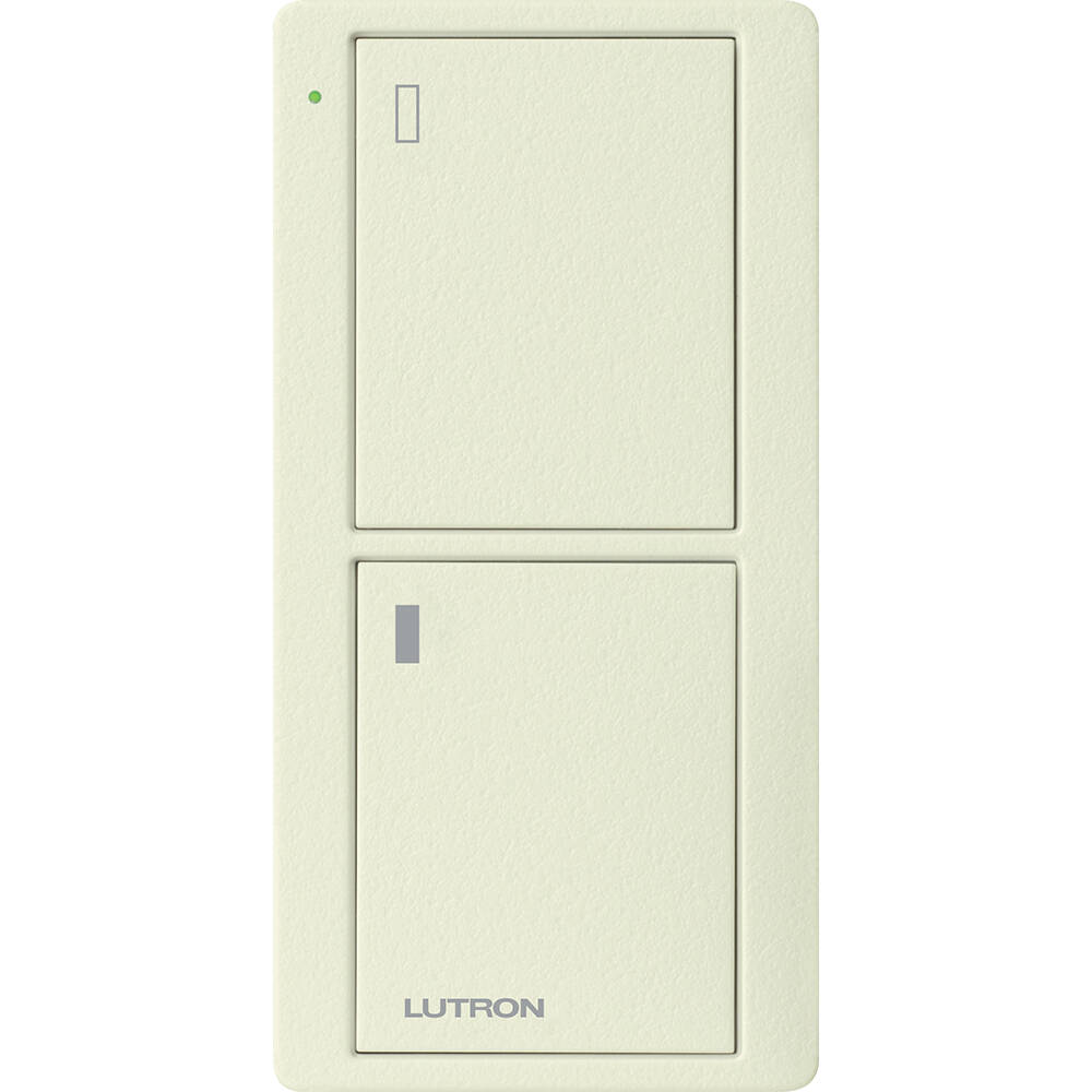 Lutron Pico Remote 2 Button Power Icon, Biscuit (PJ2-2B-TBI-L02)