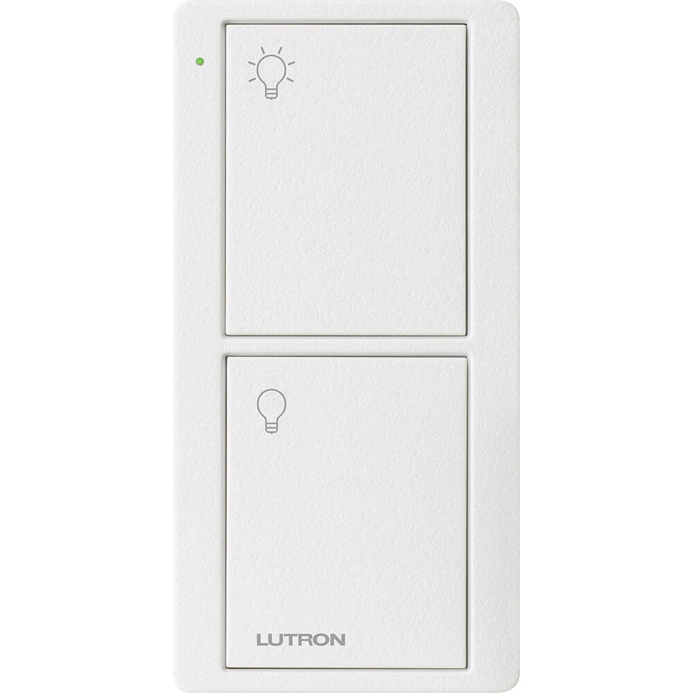 Lutron Pico Remote 2 Button Light Icon, Snow (PJ2-2B-TSW-L01)