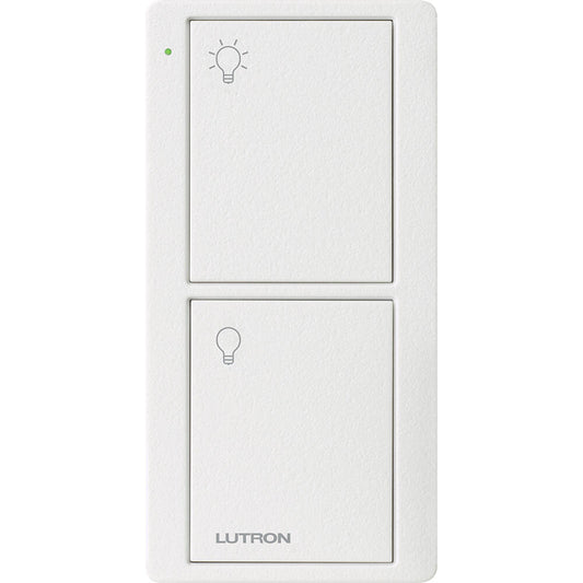 Lutron Pico Remote 2 Button Light Icon, Snow (PJ2-2B-TSW-L01)