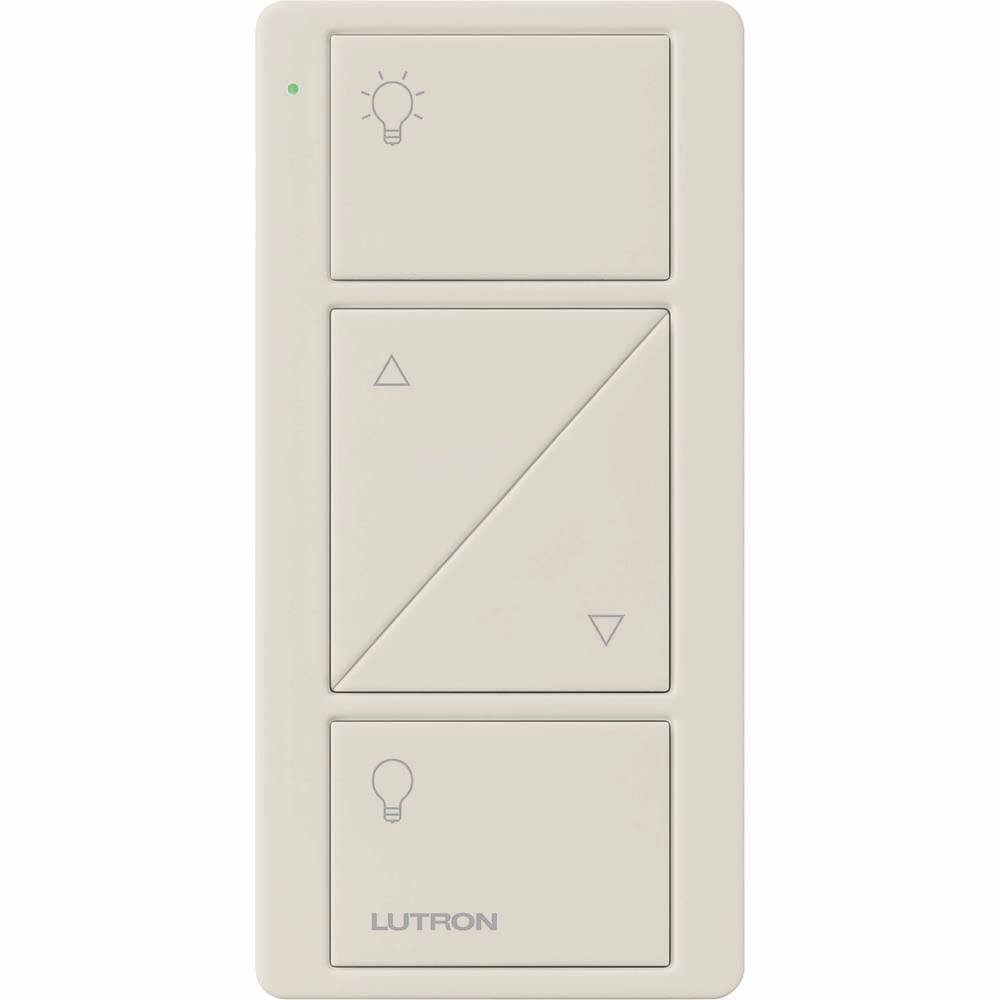 Lutron Pico Remote with LED, Light Almond (PJ2-2BRL-GLA-L01)