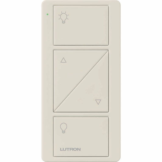 Lutron Pico Remote with LED, Light Almond (PJ2-2BRL-GLA-L01)