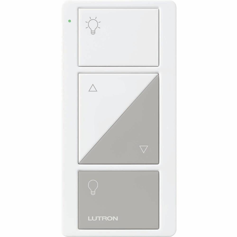 Lutron Pico Remote with LED, Gray (PJ2-2BRL-GWG-L01)