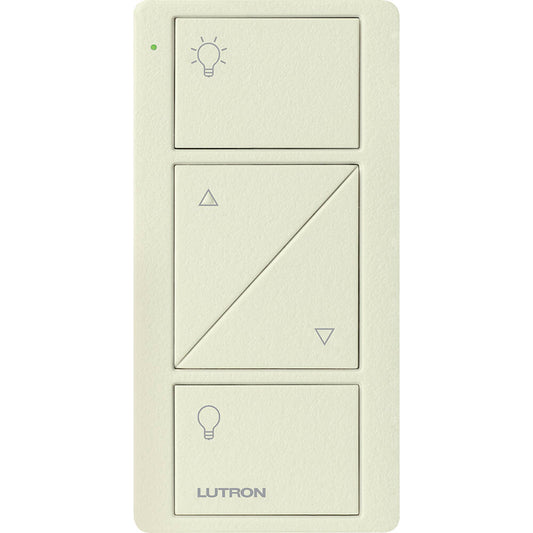Lutron Pico Remote 2 Button Raise Lower Light Icon, Biscuit (PJ2-2BRL-TBI-L01)