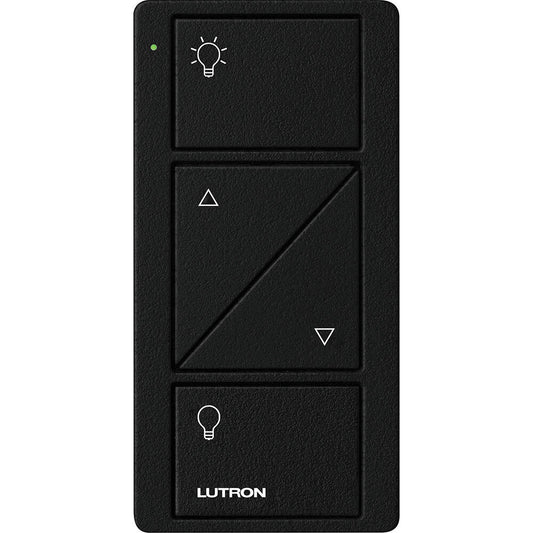 Lutron Pico Remote 2 Button Raise Lower Light Icon, Midnight (PJ2-2BRL-TMN-L01)