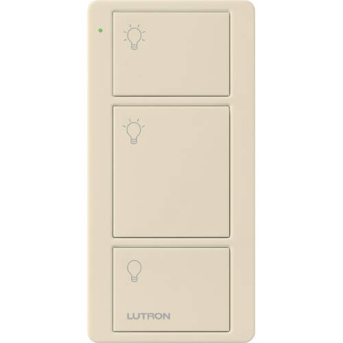 Lutron Pico Remote with LED, Light Almond (PJ2-3B-GLA-L01)