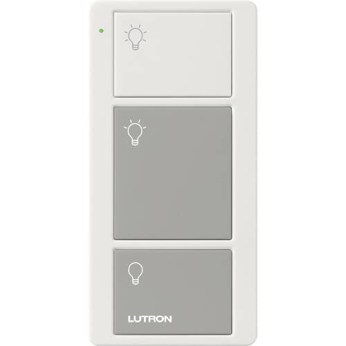Lutron Pico Remote with LED, Gray (PJ2-3B-GWG-L01)