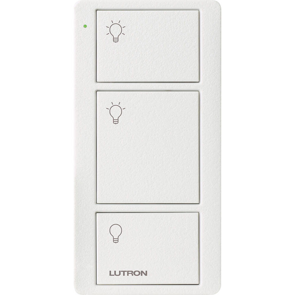 Lutron Pico Remote 3 Button Light Icon, Snow (PJ2-3B-TSW-L01)
