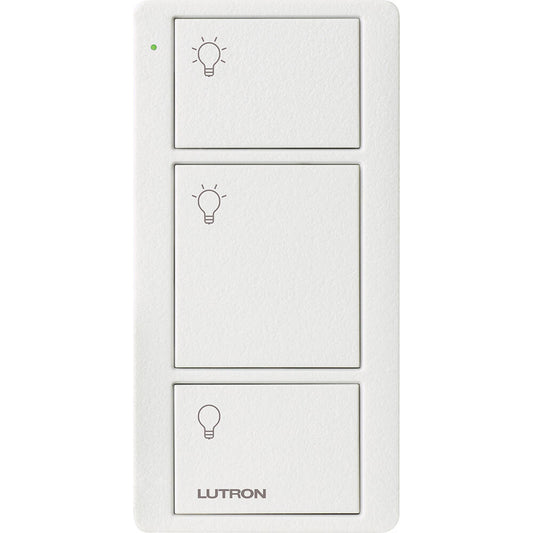 Lutron Pico Remote 3 Button Light Icon, Snow (PJ2-3B-TSW-L01)