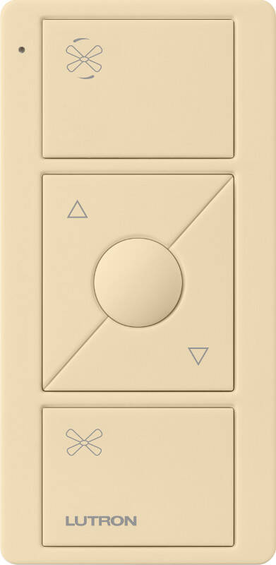 Lutron Pico Remote Fan Control, Ivory (PJ2-3BRL-GIV-F01)