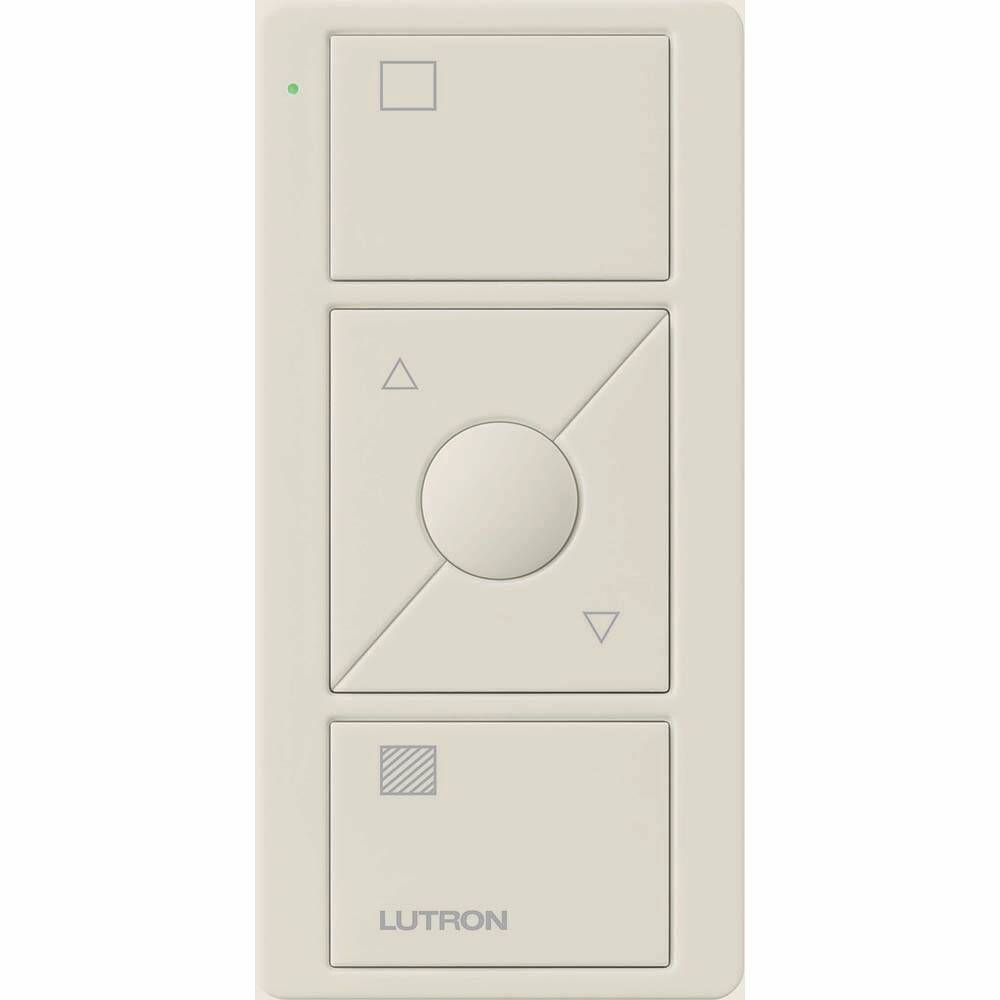 Lutron Pico Remote with LED, Light Almond (PJ2-3BRL-GLA-S01)