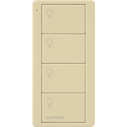 Lutron Pico Remote 4 Button Scene Light, Ivory (PJ2-4B-GIV-L31)