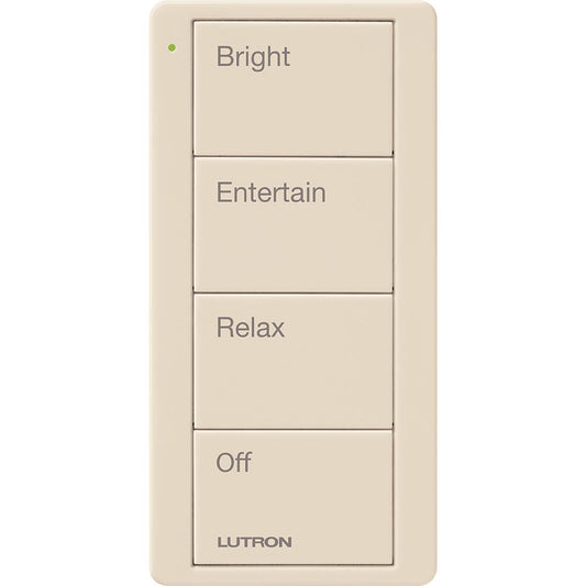 Lutron Pico Remote 4 Button Any Room Scene, Light Almond (PJ2-4B-GLA-P03)
