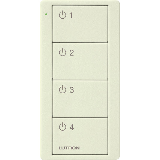 Lutron Pico Remote 4 Button 4 Group Toggle, Biscuit (PJ2-4B-TBI-L41)