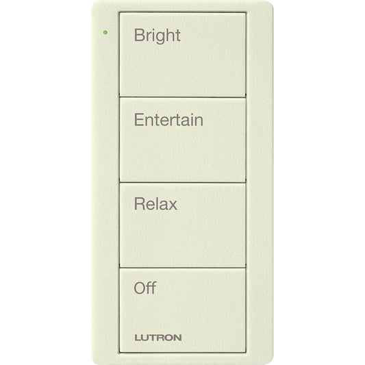 Lutron Pico Remote 4 Button Any Room Scene, Biscuit (PJ2-4B-TBI-P03)
