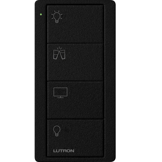 Lutron Pico Remote 4 Button Family Rm Scene, Midnight (PJ2-4B-TMN-P11)