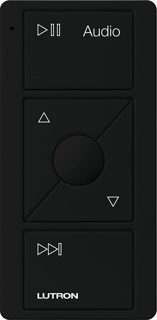 Lutron Pico Remote Control for Audio, Black (PJ2-3BRL-GBL-A02)