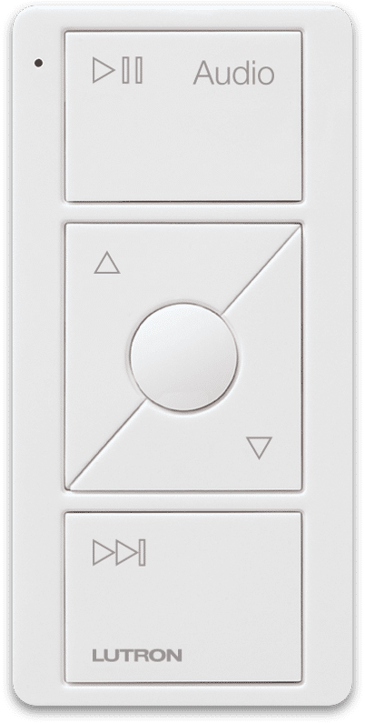 Lutron Pico Remote Control for Audio, White (PJ2-3BRL-GWH-A02)