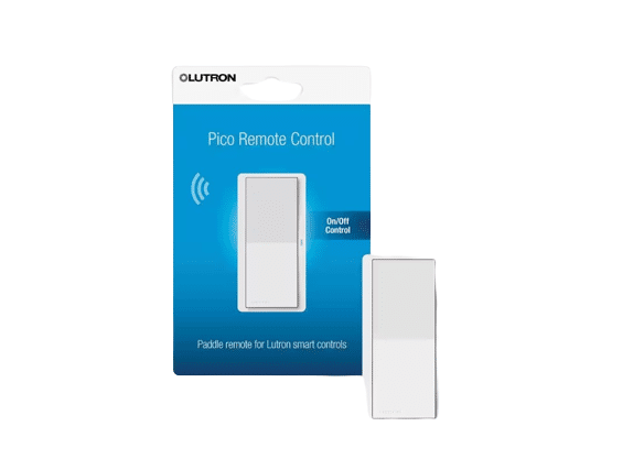 Lutron Pico Paddle Smart Remote, White (PJ2-P2B-GWH)