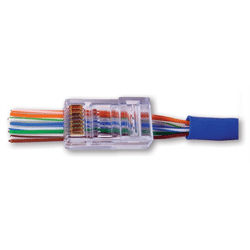 Platinum Tools EZ-RJ45 Cat6 Connector. 50/Clamshell (PLA-100010C)