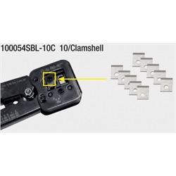 Platinum Tools Replacement Blades for PN 100054C (RJ45 cavity). 10/Clamshell (PLA-100054SBL-10C)