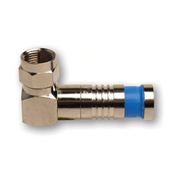 Platinum Tools F RG6 RA Compression, Nickel Plated Pkg 25pc/Bag (PLA-18006RA)