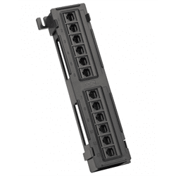 Platinum Tools Patch Panel, 12 Port, Cat5e, NS, 110. Box (PLA-650-12C5)