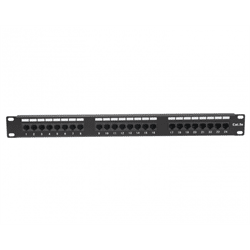 Platinum Tools Patch Panel, 24 Port, Cat5e, NS, 110. Box (PLA-651-24C5)