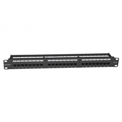 Platinum Tools Patch Panel, 24 Port, Cat6, NS, 110. Box (PLA-661-24C6)