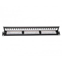 Platinum Tools Patch Panel, 24 Port, Cat6, NS, 110. Box (PLA-661-24C6)