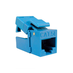 Platinum Tools EZ-SnapJack Cat5e, Blue, 4 Pack (PLA-705BL-4C)