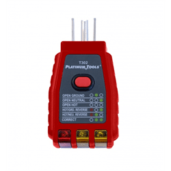 Platinum Tools GFCI Socket Tester. Clamshell (PLA-T302C)