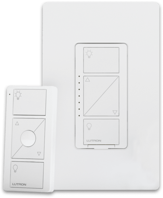 Lutron Caseta Wireless In-Wall Dimmer and Pico Remote Control Kit (P-PKG1W-WH-C)
