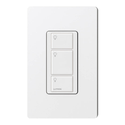 Lutron Caseta Pico Remote Wired 3 Button, Ivory (PX-3B-GIV-I01)