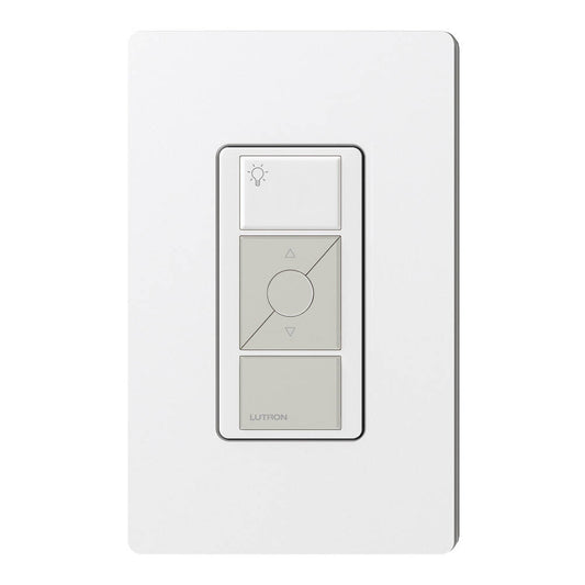 Lutron Caseta Pico Remote Wired 3 Button Raise Lower, Gray (PX-3BRL-GWG-I01)