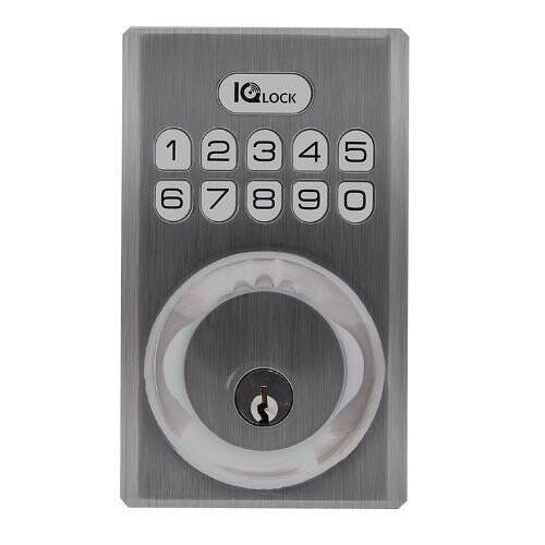 Qolsys PowerG Door Lock Satin Nickel (IQDLK-PGK-SN)