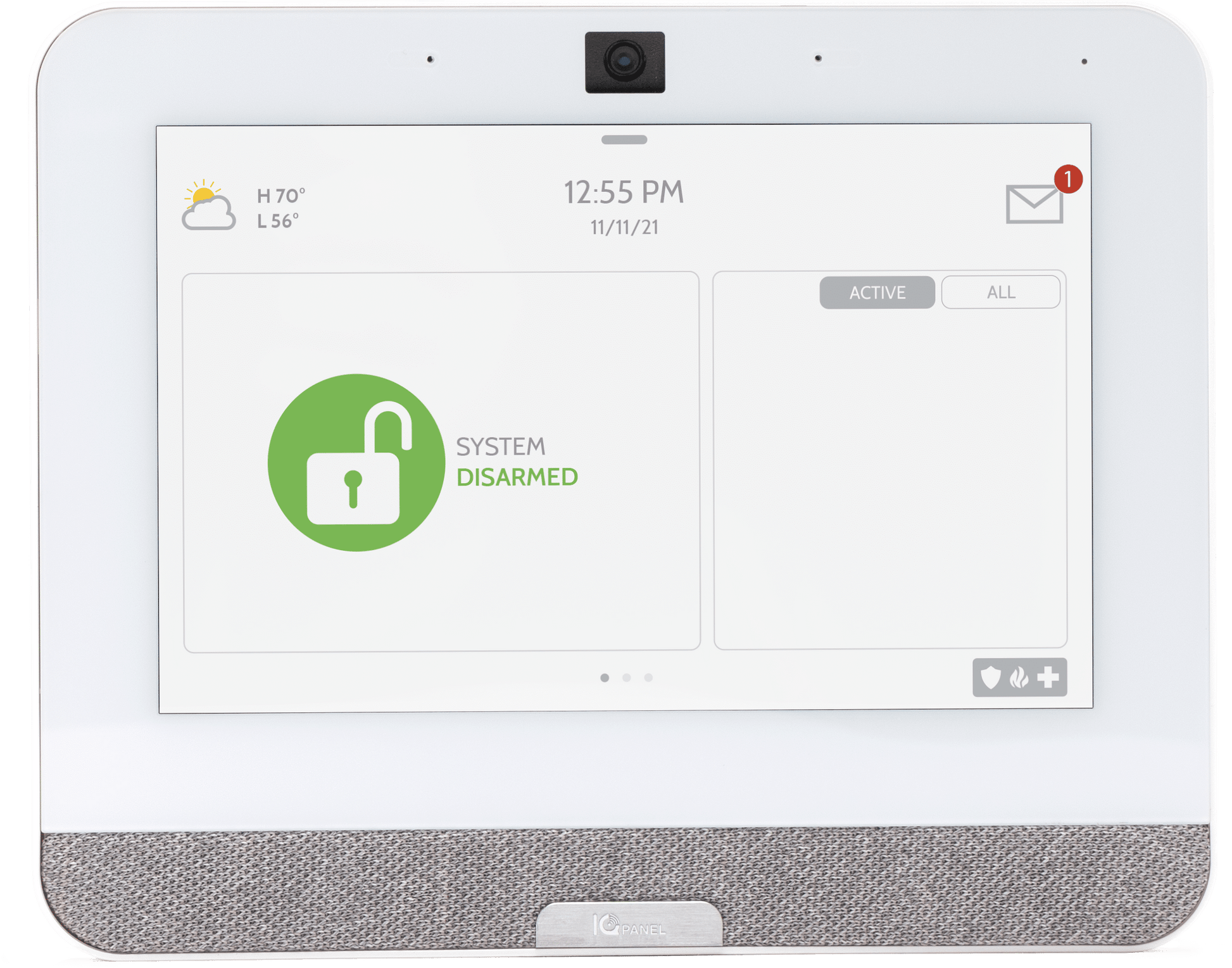 Qolsys IQ Panel 4 with Alarm.com Telus LTE, PowerG and 319.5 (IQP4007)