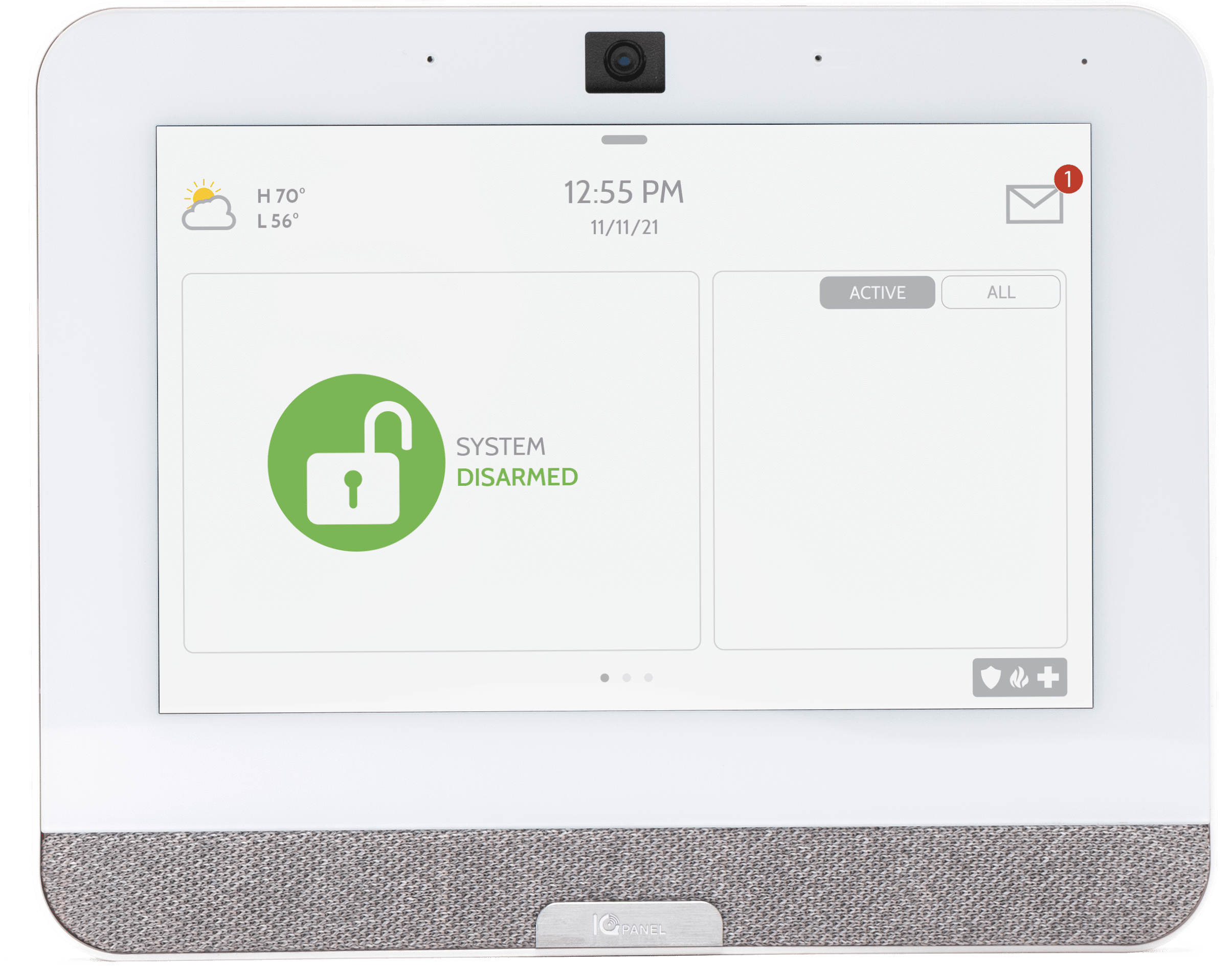 Qolsys IQ Panel 4 with Alarm.com Telus LTE, PowerG and 319.5 (IQP4007)