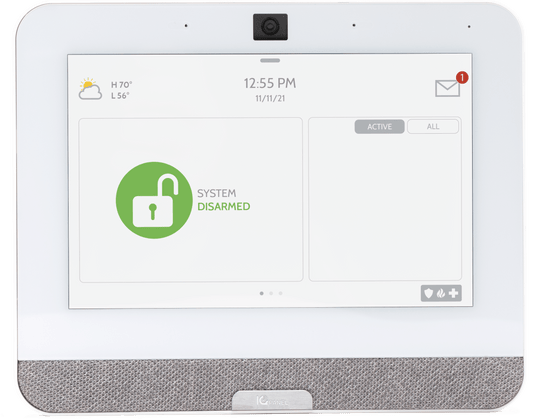 Qolsys IQ Panel 4 with Alarm.com Telus LTE, PowerG and 319.5 (IQP4007)