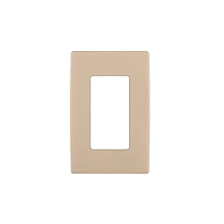 Leviton Renu 1 Gang Plastic Wallplate Dapper Tan (REWP1-DT)